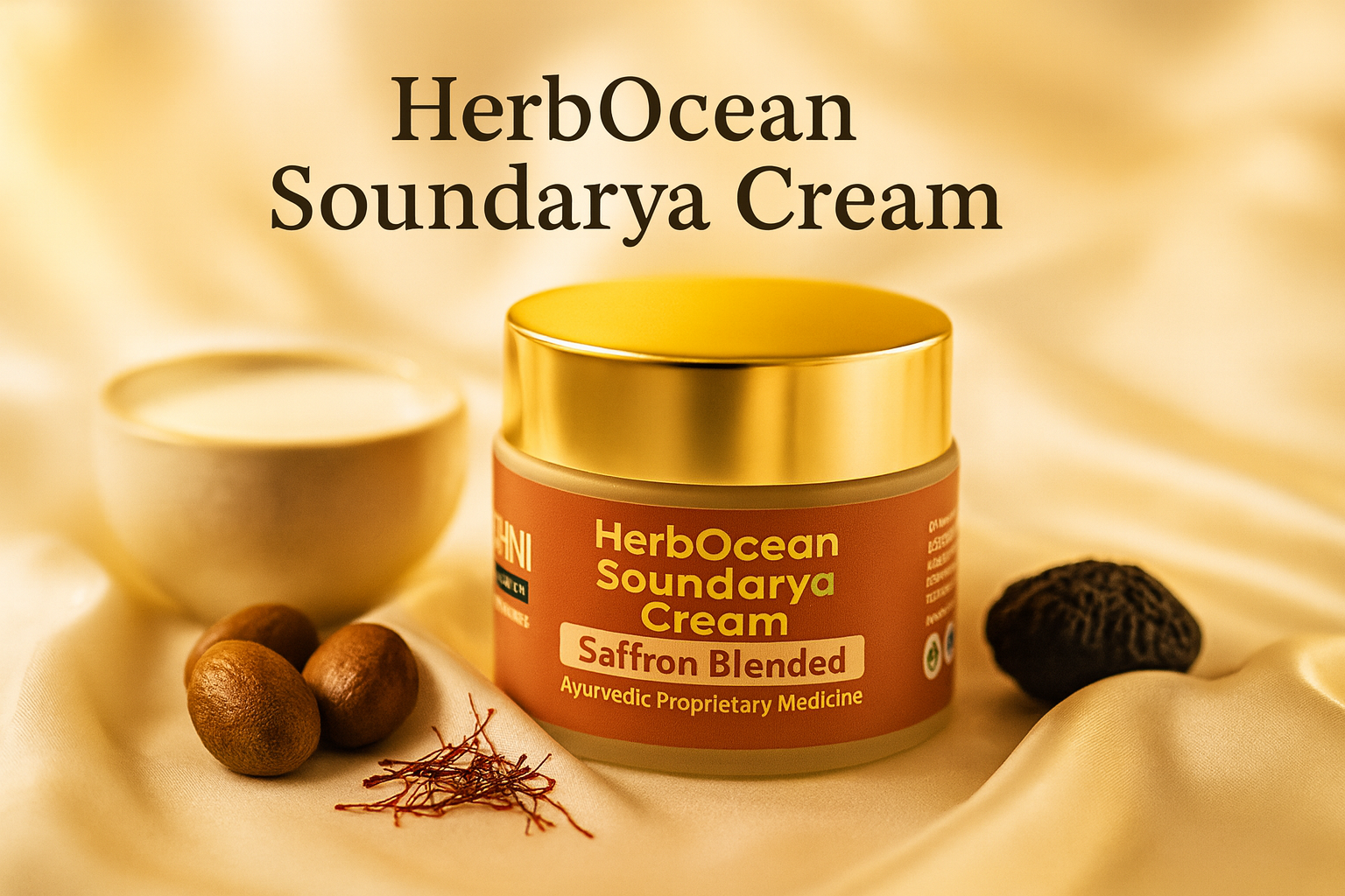 The Secret Ayurvedic Ingredients in HerbOcean Soundarya Cream That Transform Aging Skin